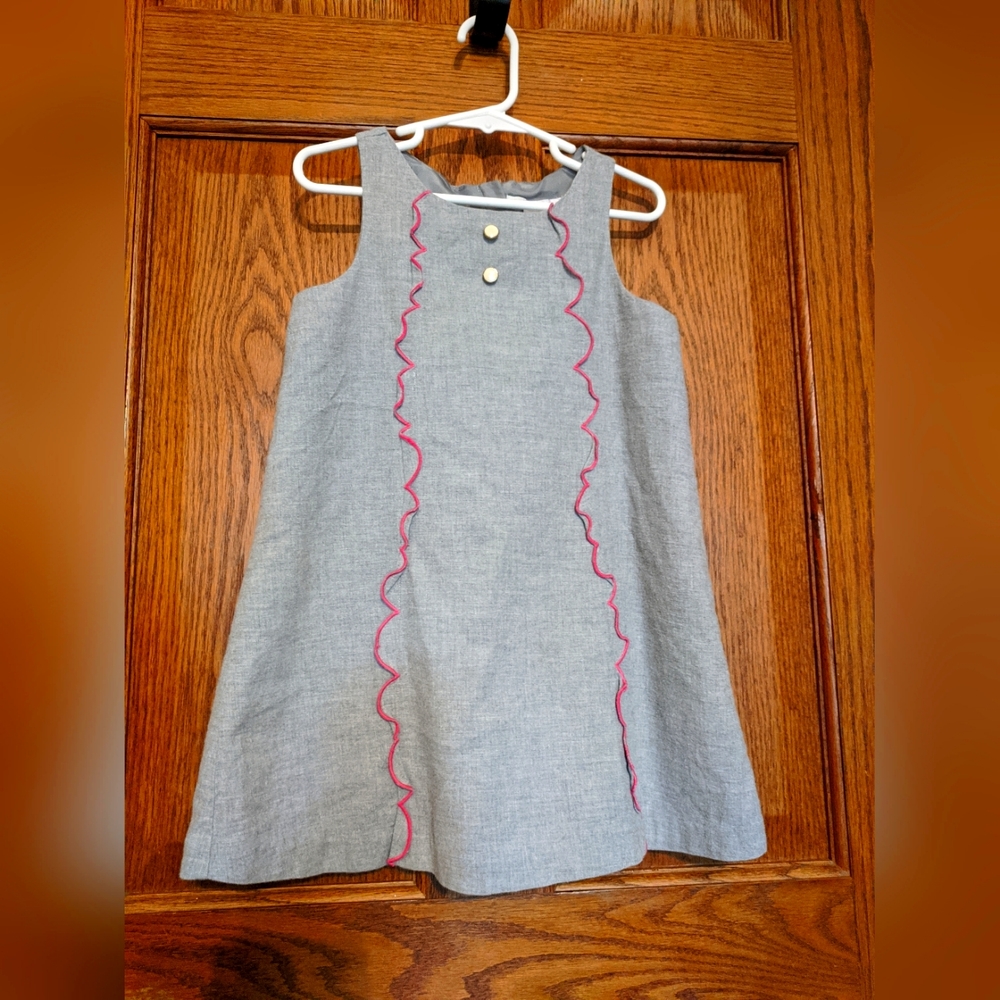 Janie and Jack sleeveless gray dress